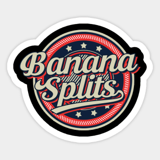 Graphic Aesthetic Banana Proud Name Circle Vintage Art Sticker